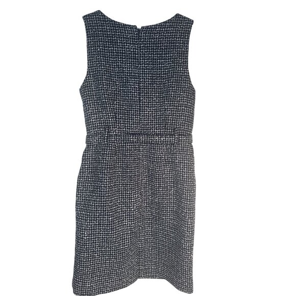 2/$30 Banana Republic 2P Navy & White Tweed Sheath Dress Petite - Picture 3 of 14
